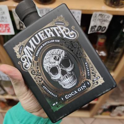 AMUERTE BLACK COCA LEAF GIN - Damarco Enoteca